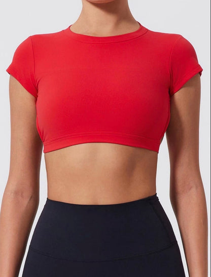 Backless Workout Crop Top